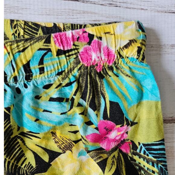 Sierra Sky Tropical Print Flowy Pants sz XL - Picture 2 of 5